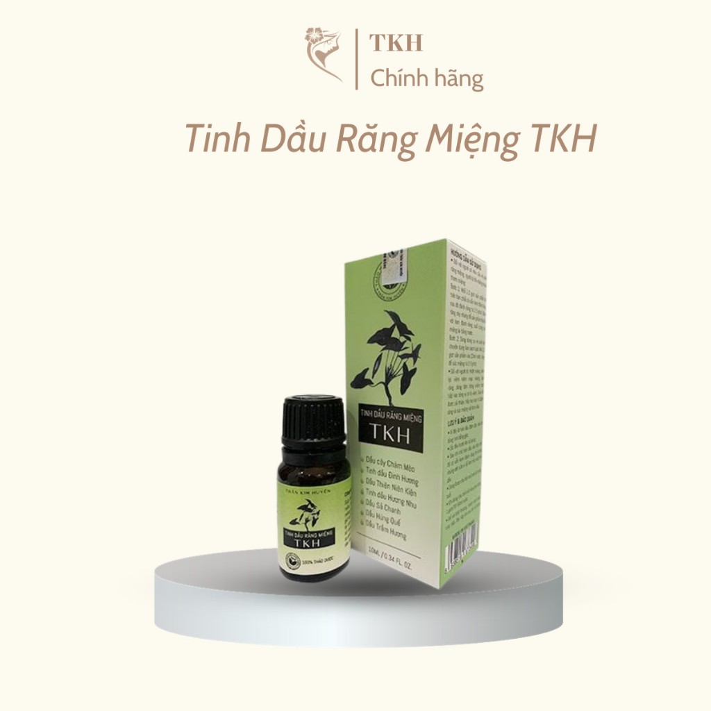 Tinh Dầu Răng Miệng Trần Kim Huyền Khử Mùi Hôi Miệng Hiệu Quả (Mỹ Phẩm TKH)
