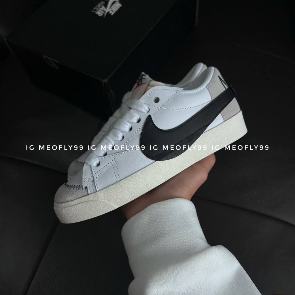 Giày Blazer Low 77 Vintage White Black hàng cao cấp Full Box Bill