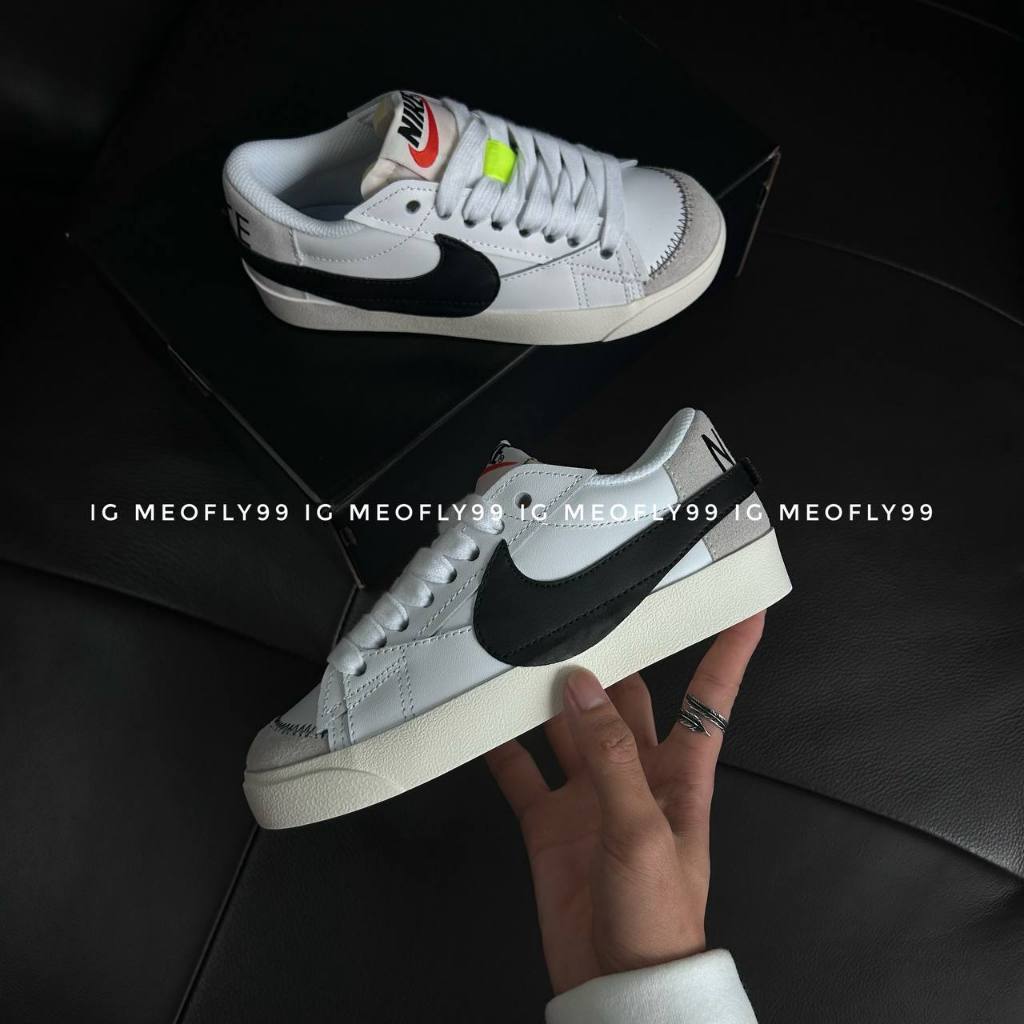 Giày Blazer Low 77 Vintage White Black hàng cao cấp Full Box Bill
