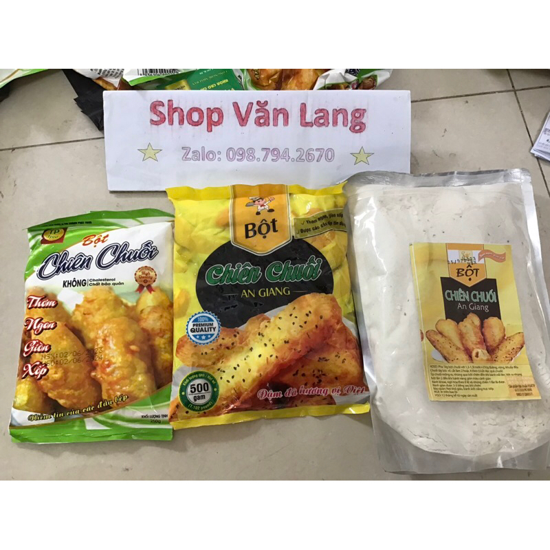 Bột chiên chuối - bột chiên bánh chuối gói 1 kg