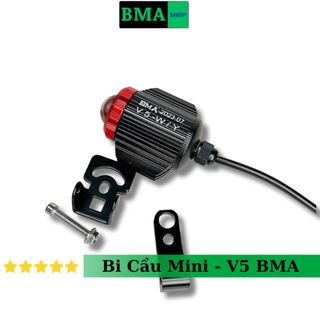 Đèn trợ sáng bi cầu v5 bma - 12 24v dc 3 chế độ, chống nước ip68 - bh 12 tháng