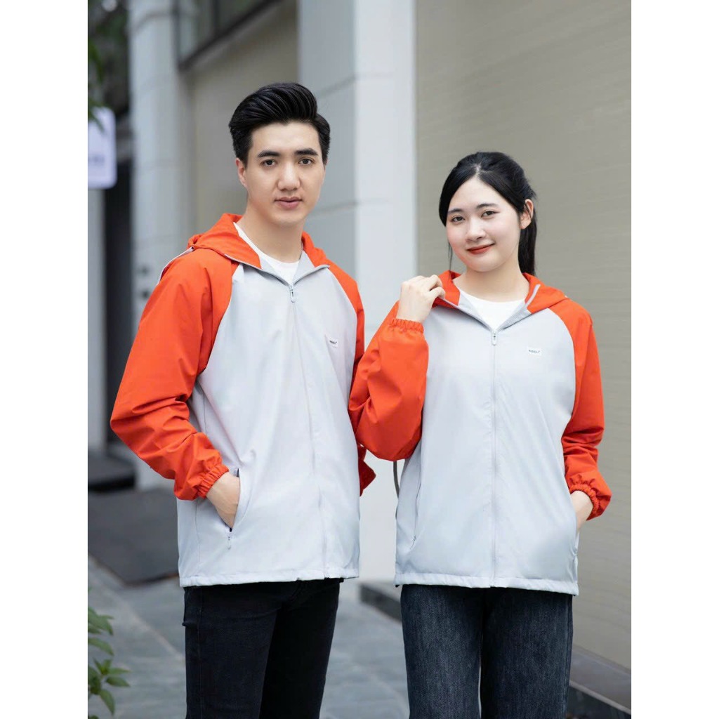 ÁO KHOÁC NAM NỮ PHỐI 2 MÀU THỜI TRANG - MẪU MỚI HOTTREND