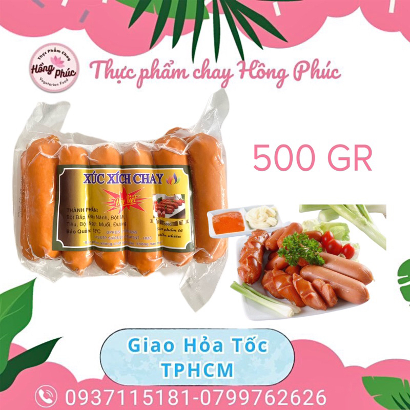 XÚC XÍCH CHAY ĐB 💥500GR  | GIAO HOA TỐC - TPHCM |