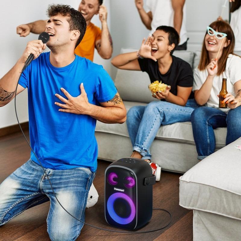 Loa Bluetooth 5.3 Karaoke di động TRONSMART HALO 100 – Đèn RGB ấn tượng - Chế độ âm thanh nổi | Bảo hành 12 tháng