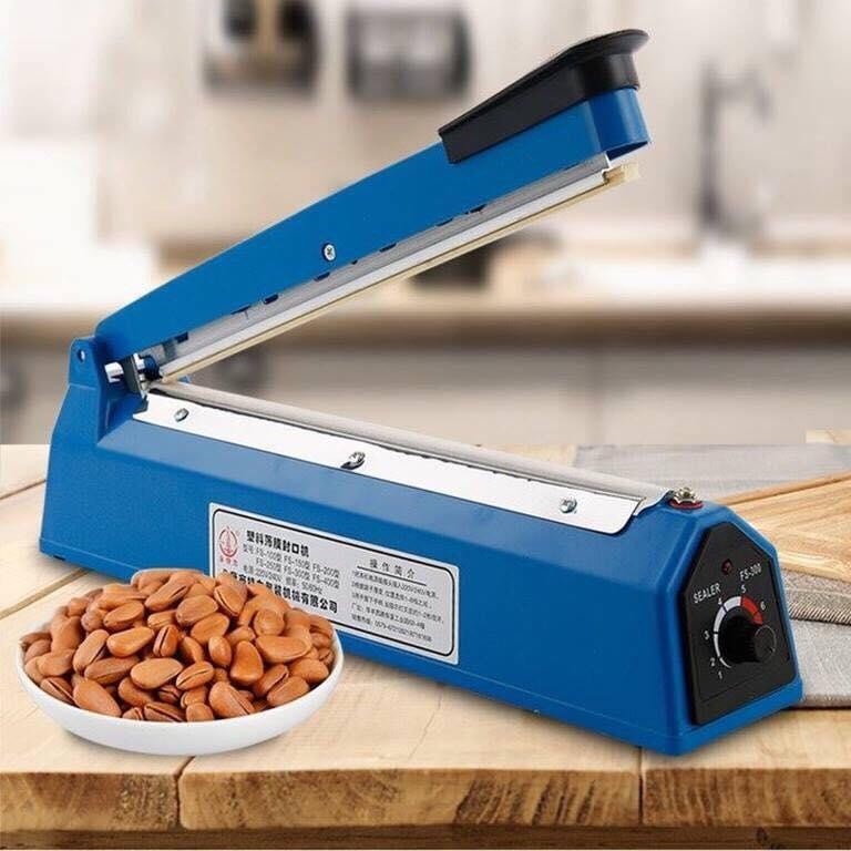 Máy hàn miệng túi  KAW PFS 200 300 400, bảo quản thực phẩm, bọc sản phẩm bán hàng, bảo hành 12 tháng