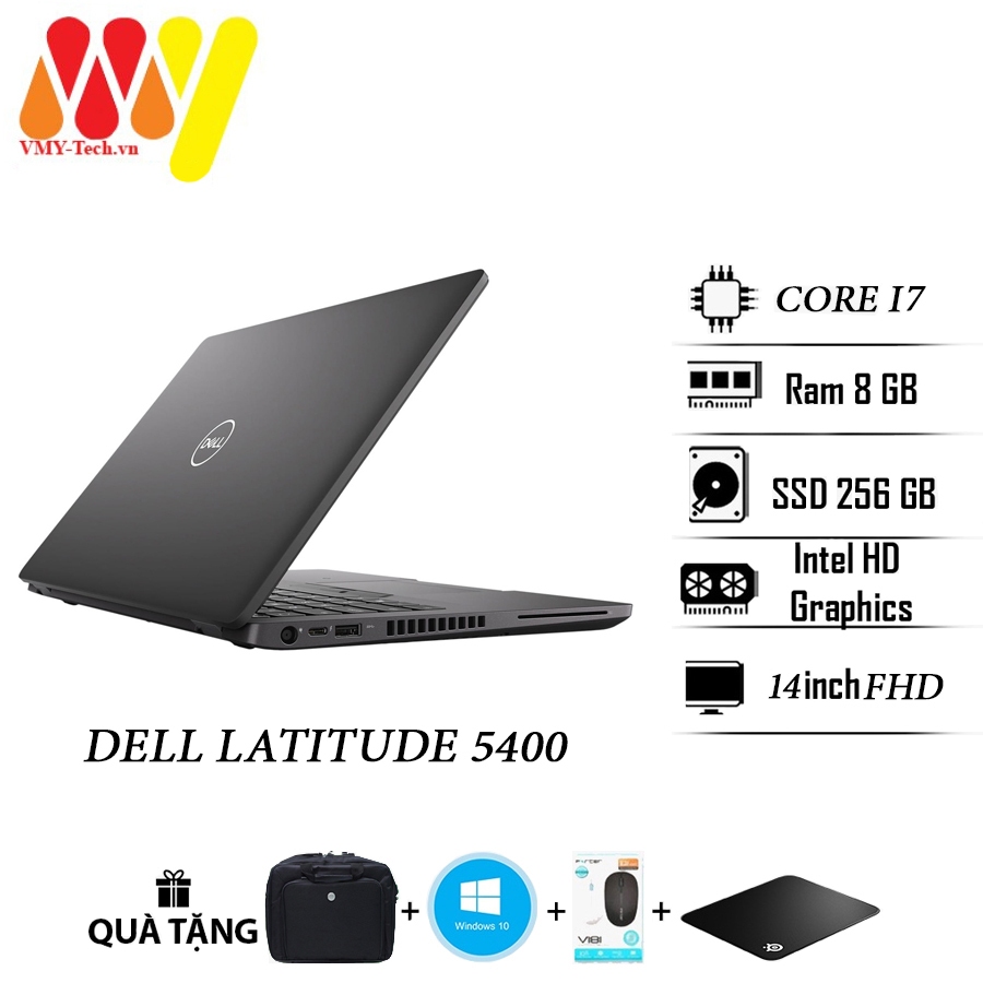 Laptop Dell Latitude 5400 i7 giá siêu rẻ, màn 14 FullHD, core i7, Ram 8gb,SSD 256Gb cho sinh viên, văn phòng, lướt 99%