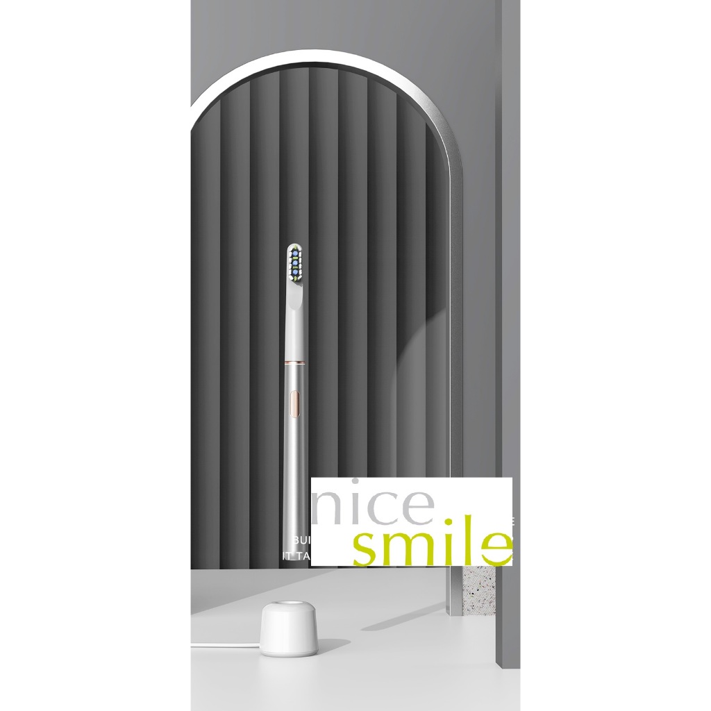 Bàn Chải Điện Cao Cấp, Bàn Chải Điện Hợp Kim Nhôm Siêu Bền, Luxury Electric Toothbrush