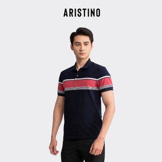 Áo polo ngắn tay ARISTINO họa tiết khỏe khoắn, màu sắc nam tính, ấn tượng - APS127S3