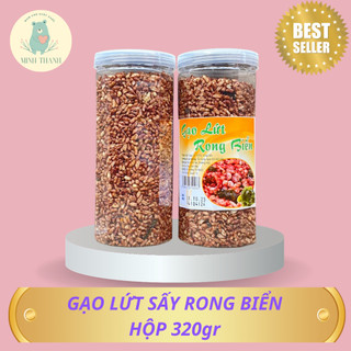 Gạo lứt sấy rong biển cơm sấy gạo lứt hũ 320gr