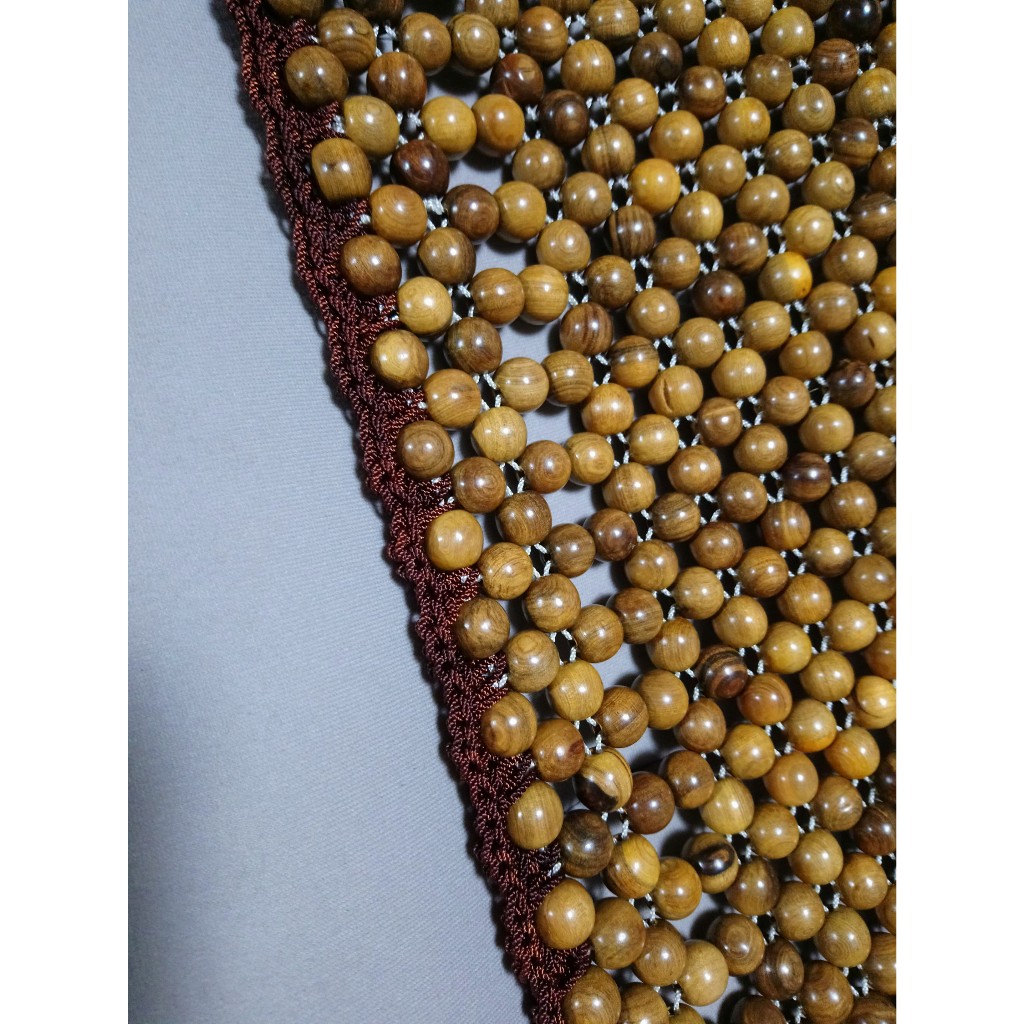 Lót Ghế Xe Ô Tô Hạt Gỗ Bách Xanh Cao Cấp