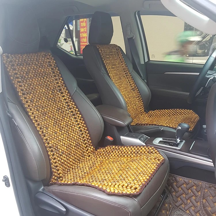 Lót Ghế Xe Ô Tô Hạt Gỗ Bách Xanh Cao Cấp