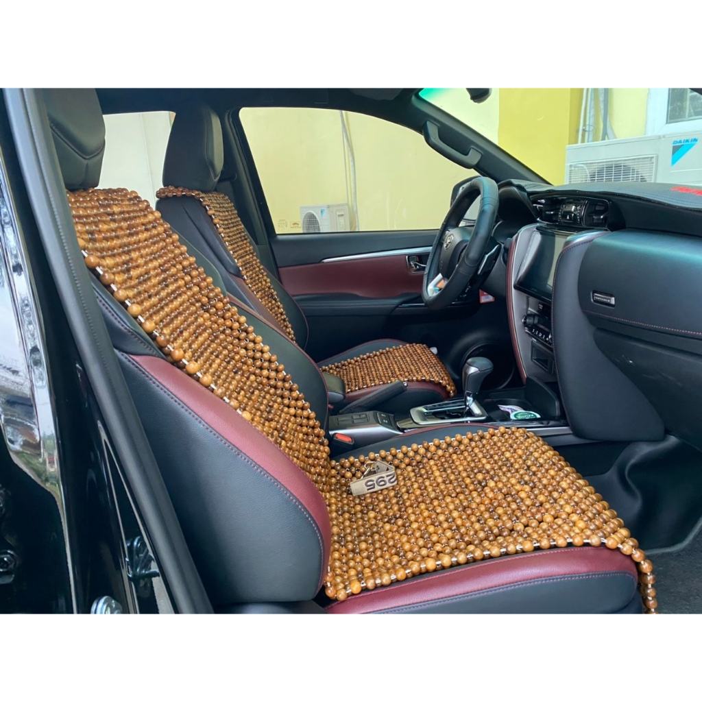 Lót Ghế Xe Ô Tô Hạt Gỗ Bách Xanh Cao Cấp