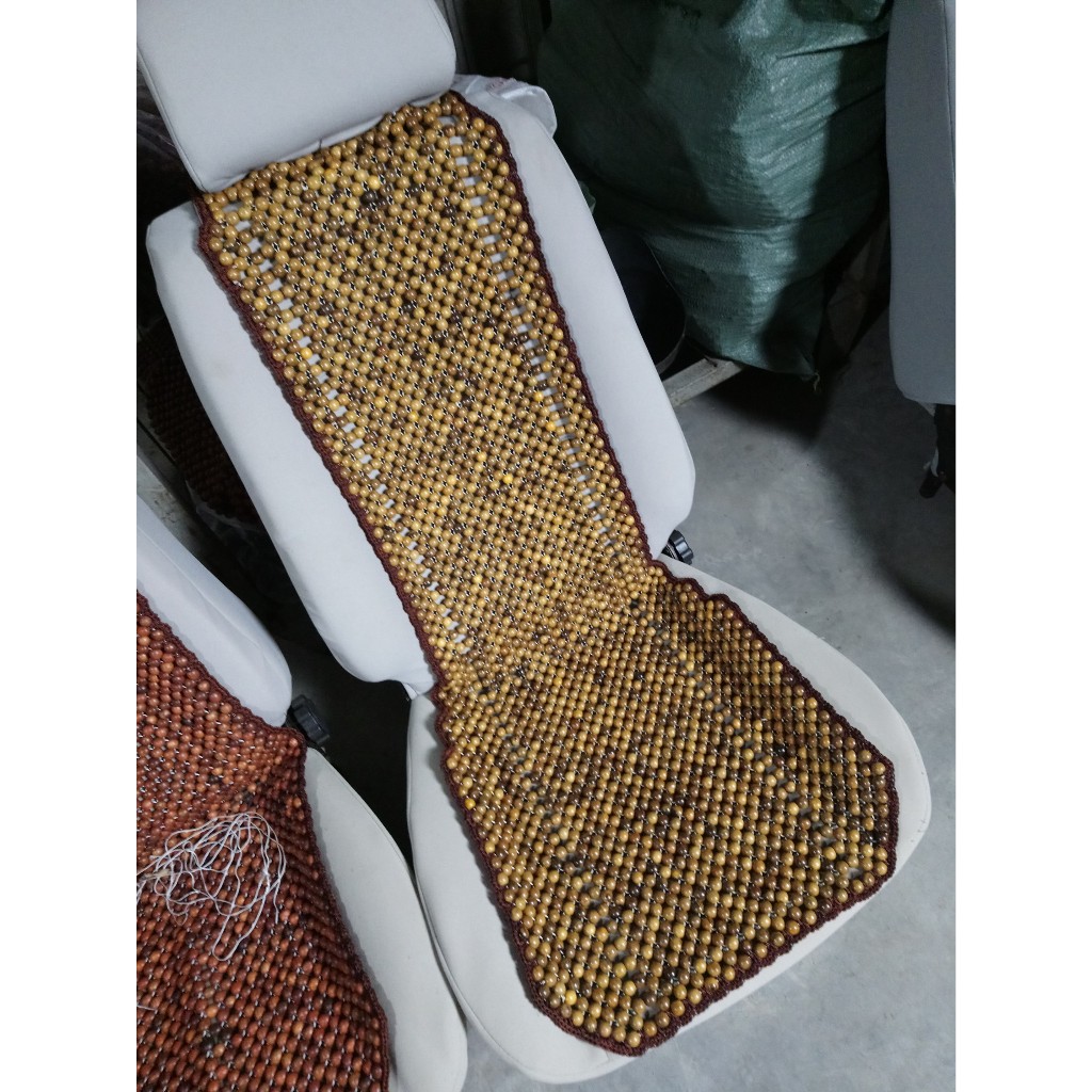 Lót Ghế Xe Ô Tô Hạt Gỗ Bách Xanh Cao Cấp