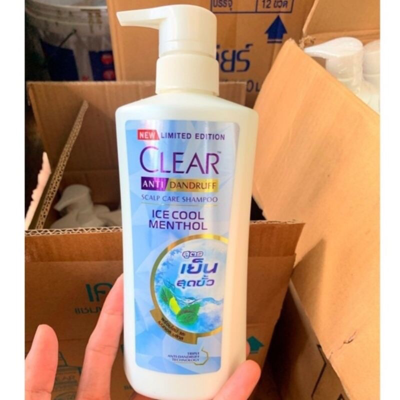 Dầu gội clear men/bạc hà Thái lan mẫu mới