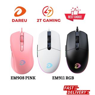Chuột Gaming DAREU EM908 Pink/ DAREU EM908/ DAREU EM911 RGB