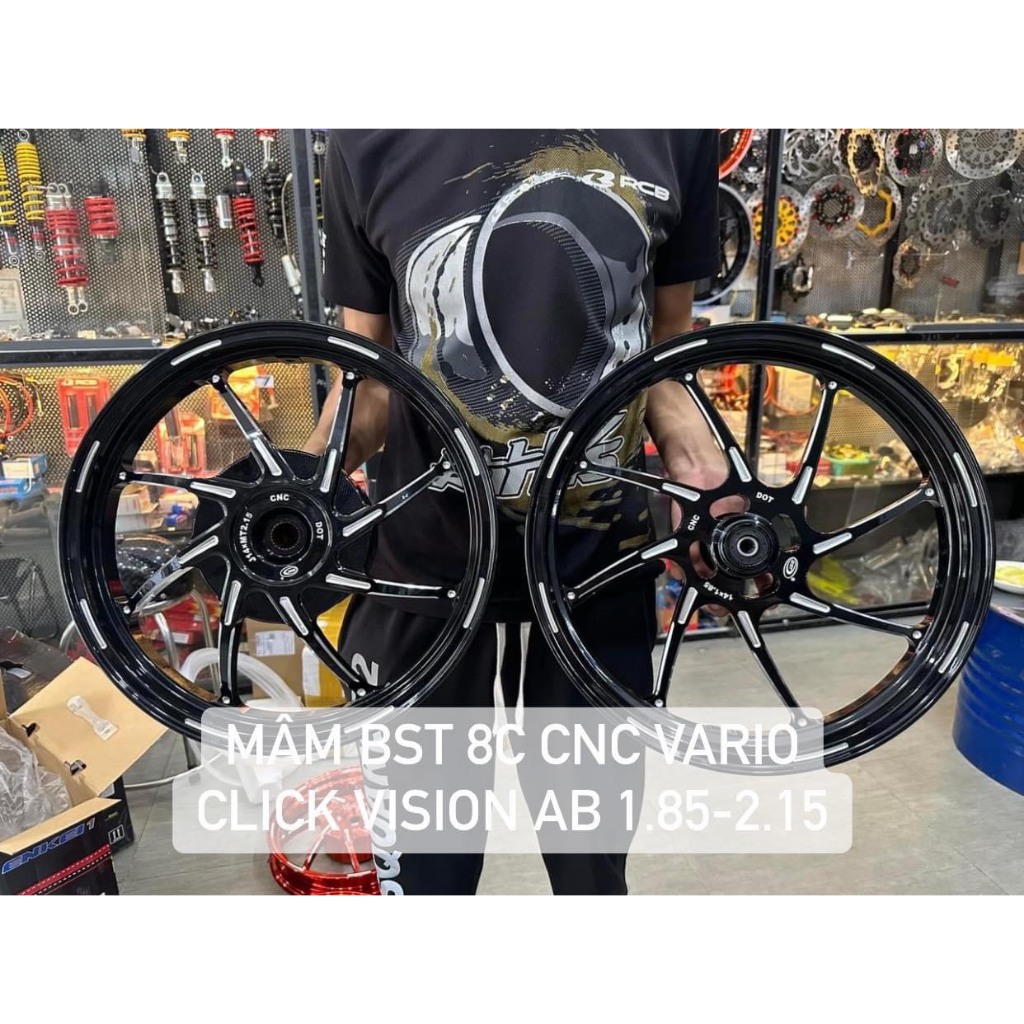 MÂM BST 8 CÂY CNC CHO VARIO - CLICK - VISION - AB 1.85-2.15