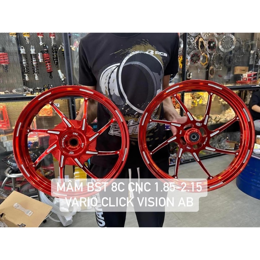 MÂM BST 8 CÂY CNC CHO VARIO - CLICK - VISION - AB 1.85-2.15