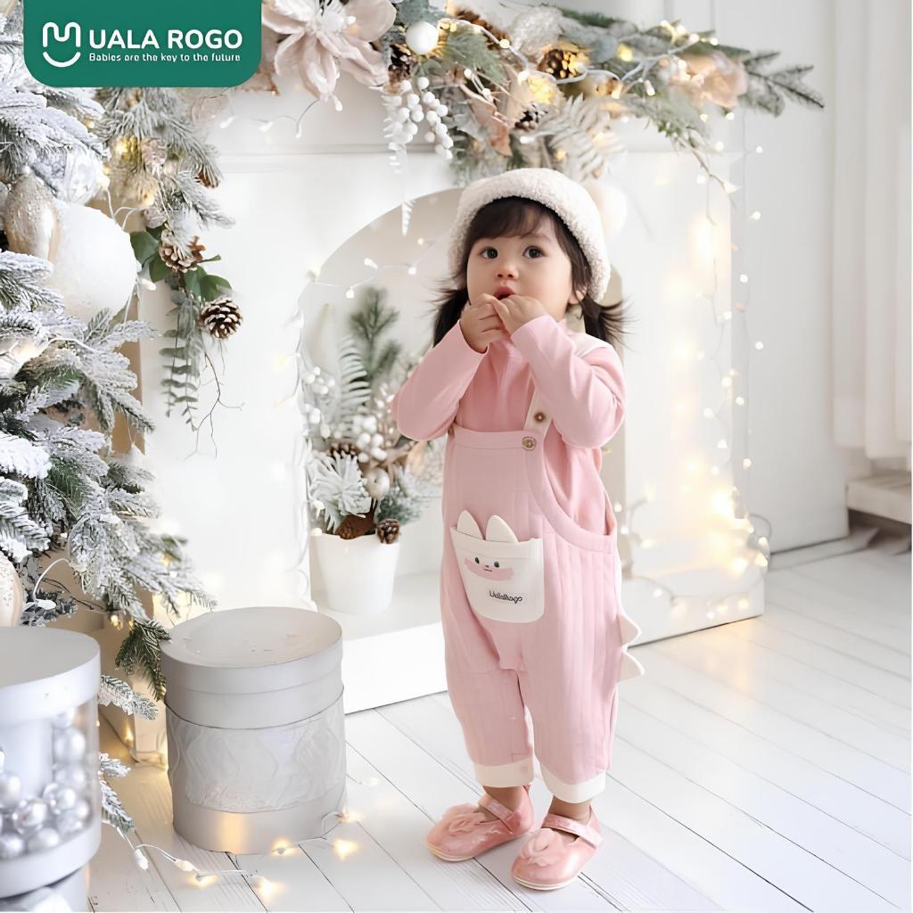 Quần yếm trần bông Ualarogo cho bé trai, bé gái