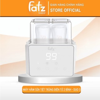 MÁY HÂM SỮA TIỆT TRÙNG ĐIỆN TỬ 2 BÌNH FATZ BABY - DUO 3 - FB3203TN