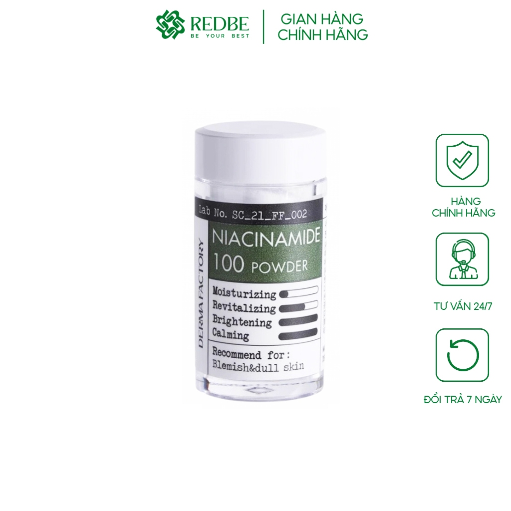 Bột Dưỡng Da Derma Factory Niacinamide 100 Powder 9gam - MP646