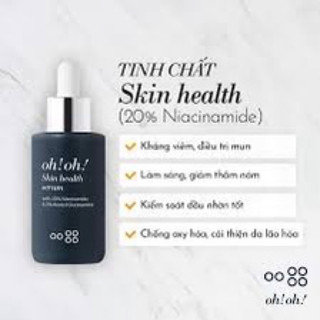 Serum oh!oh! tinh chất dưỡng sáng da 20% niacinamide & 2% acetyl glucosamine