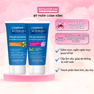 Sữa Rửa Mặt Giảm Mụn Compliment No Problem Cleansing Gel 200ml