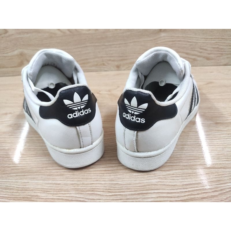 Giày Adidas superstar trắng đen sz 42