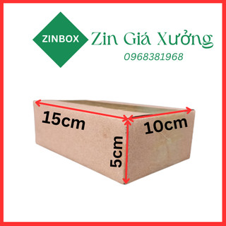 Hộp carton, thùng carton 15x10x5 hộp đóng hàng, hộp cod