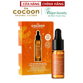 TRIAL SIZE - Tinh chất nghệ Hưng Yên x2.2 (serum) với 22% vitamin C sáng da chuyên sâu & mờ vết thâm Cocoon 5ml
