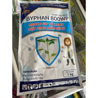 Thuốc trừ bệnh mancozeb xanh byphan 800wp 1kg