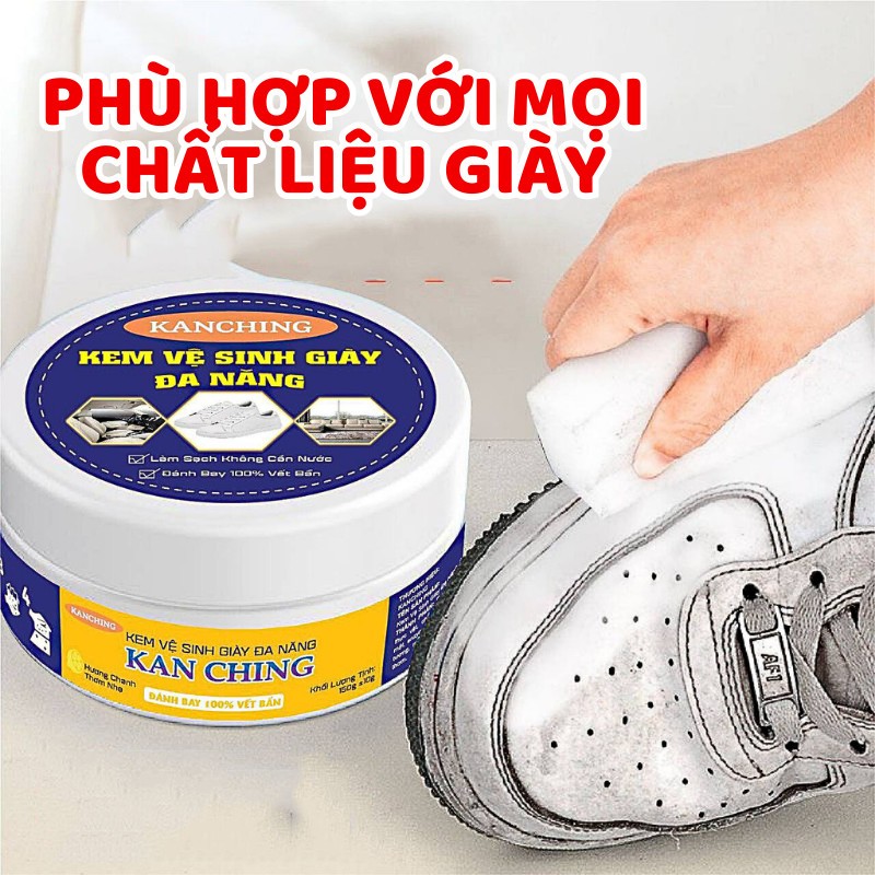 Sáp Vệ Sinh Giày Kumo Kem Lau Giay Đa Năng Vệ Sinh Nhanh Chóng Tiết Kiệm Thời Gian