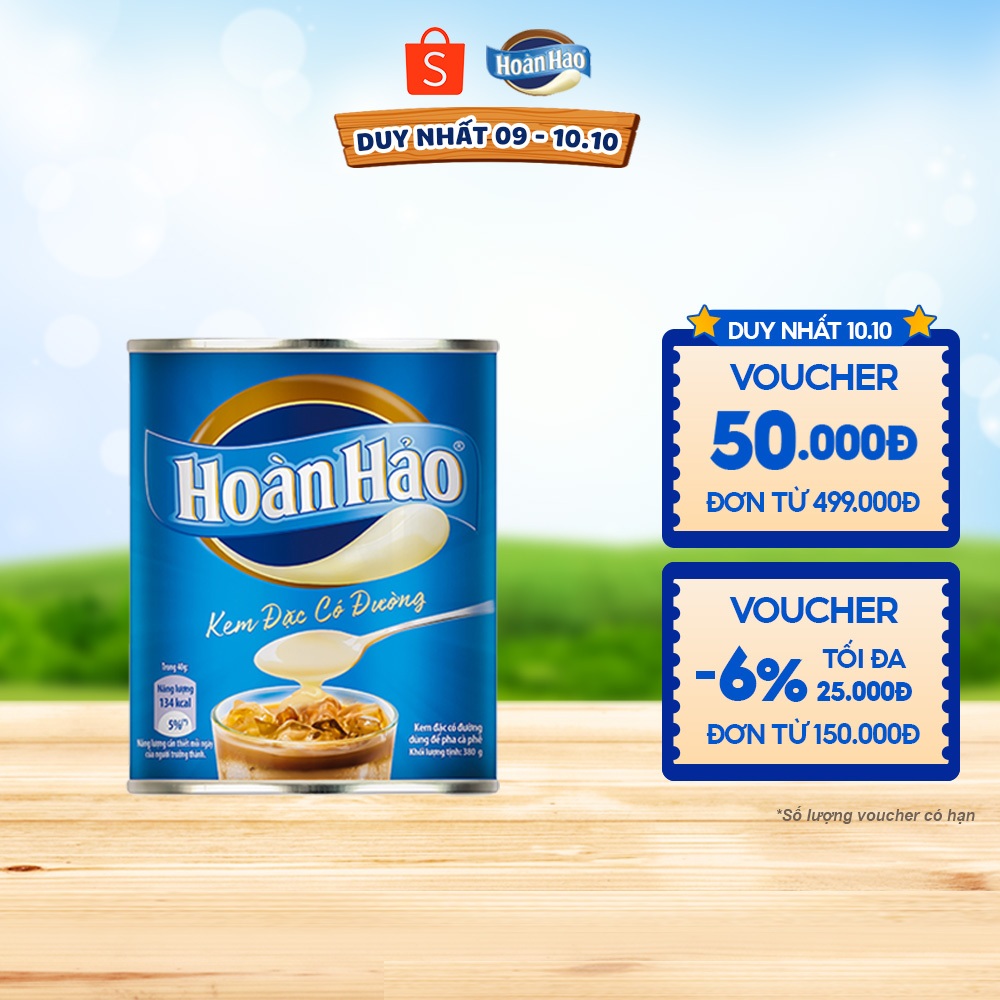 Kem đặc có đường Hoàn Hảo lon 380gr