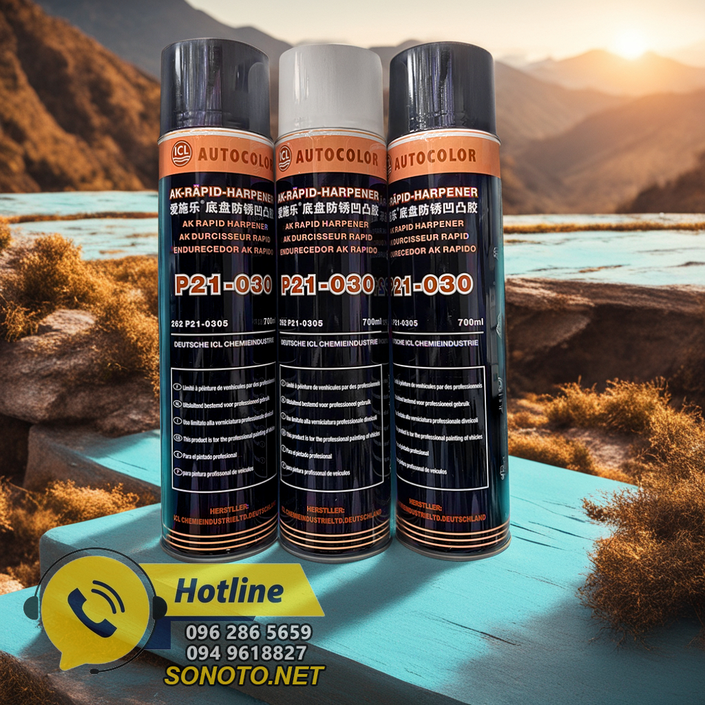 Sơn xịt gầm tạo sần Babule Autocolor P21 700ml lắc xịt luôn