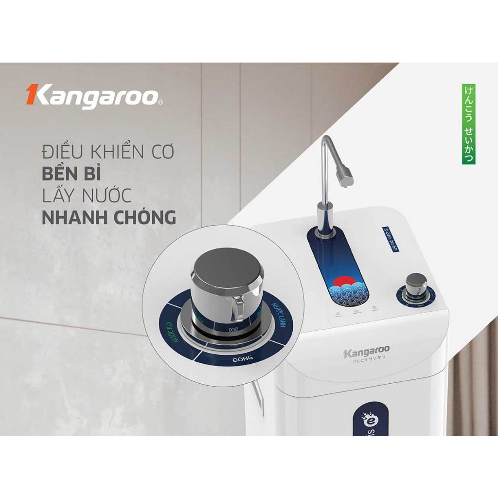 Máy lọc nước Kangaroo Hydrogen ion kiềm KG10A8ESG
