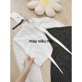 set váy cup mix sơ mi