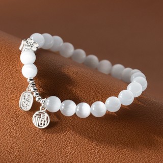 Vòng tay bạc s925 aroch jewelry thạch anh s6442