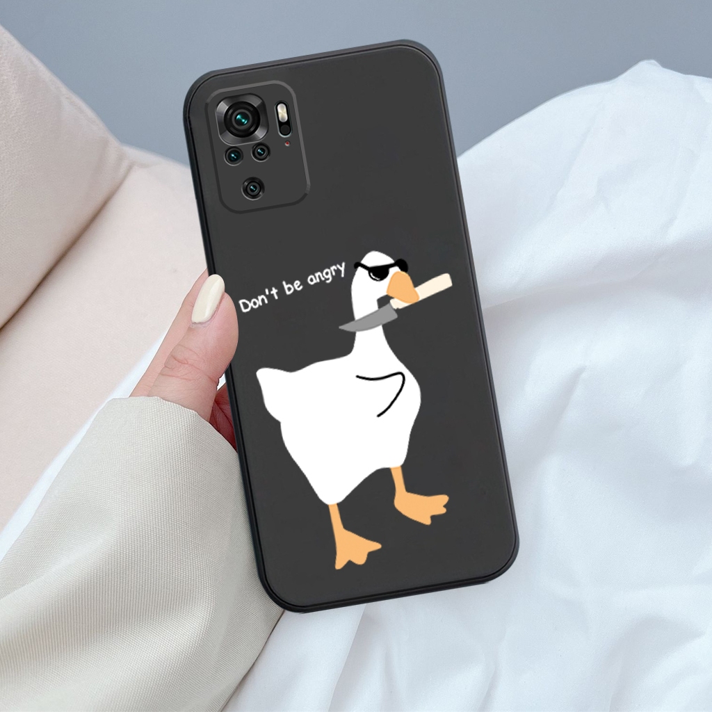 Ốp lưng Xiaomi Redmi Note 10 10s, Note 10 5G, Note 10 Pro silicon dẻo, tpu mềm viền vuông bảo vệ camera hình đôi vịt gấu