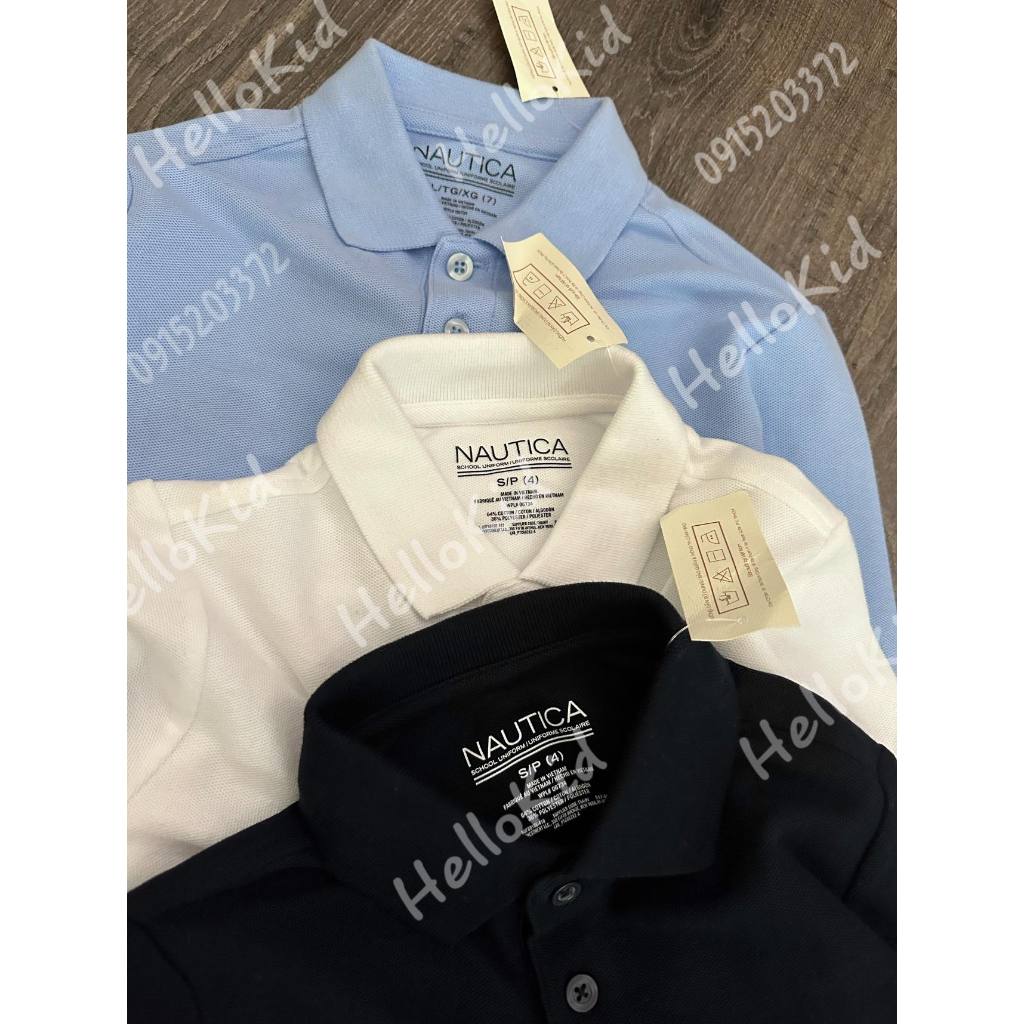 Áo polo dài tay cho bé