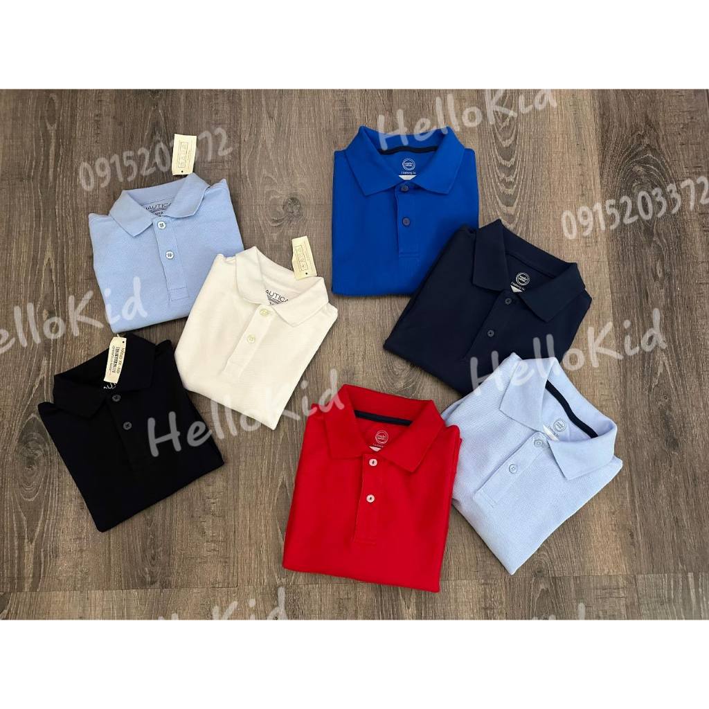 Áo polo dài tay cho bé