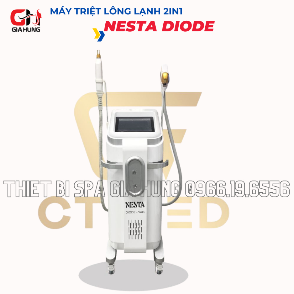 MÁY TRIỆT LÔNG 2IN1 DIODE LASER NESTA