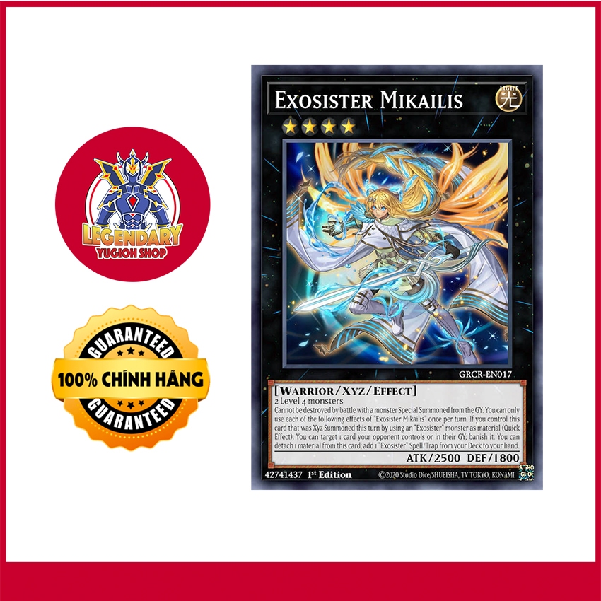 Thẻ Bài Yugioh Chính Hãng] Exosister Mikailis