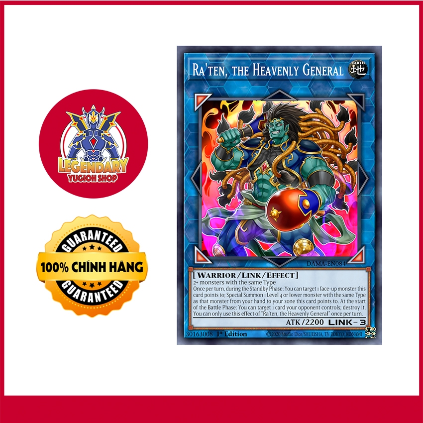 Thẻ Bài Yugioh Chính Hãng] Ra'ten, the Heavenly General
