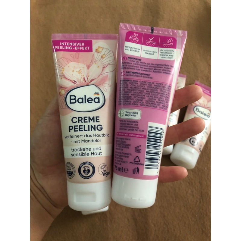 Tẩy Da Chết Cho Mặt Balea