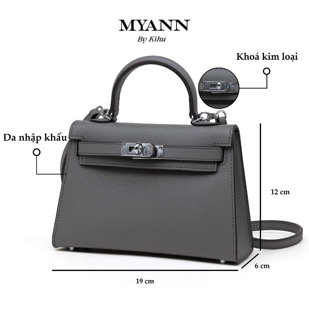 Túi Xách Tay Nữ Myann Kelly Thời Trang Công Sở