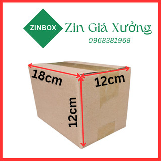 Hộp carton, thùng carton 18x12x12 (combo 10 hộp) hộp đóng hàng, hộp cod