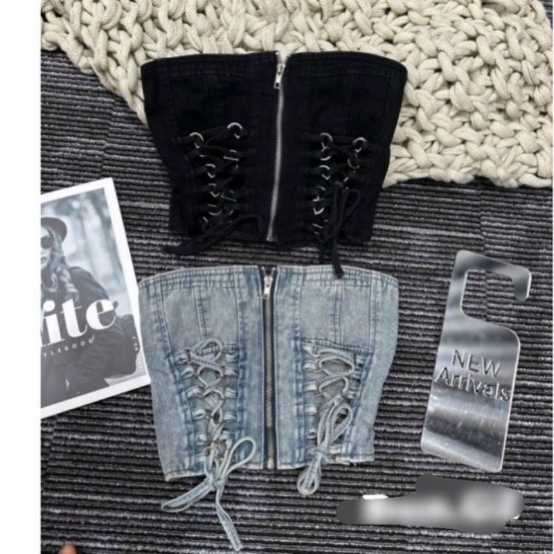 Áo croptop nơ ngực nhiều màu sexy🍃🍃🍃LYSL alohashop91