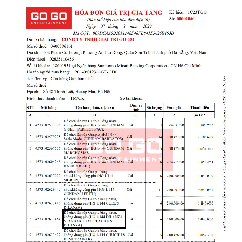Mô Hình lắp ráp Gundam HG Astraea Type F 062
