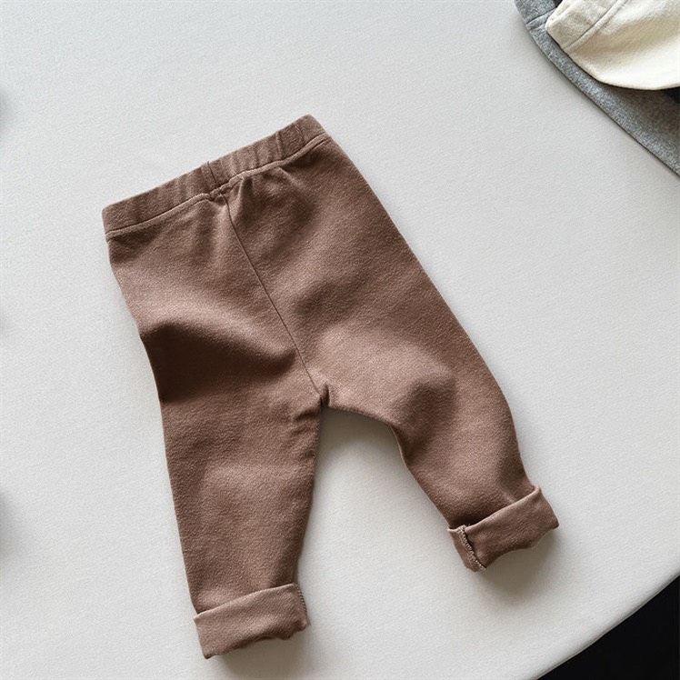 TE434- Quần dài cho bé trai bé gái Hokiha Kids chất cotton bozip xuất co giãn ,mềm mại size 8-17kg