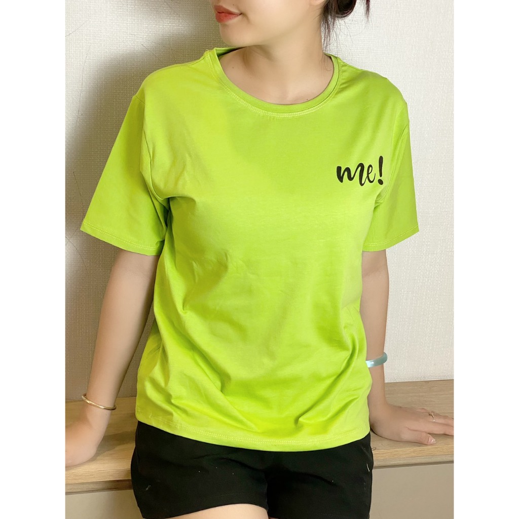 Áo thun thái form vừa in chữ A306