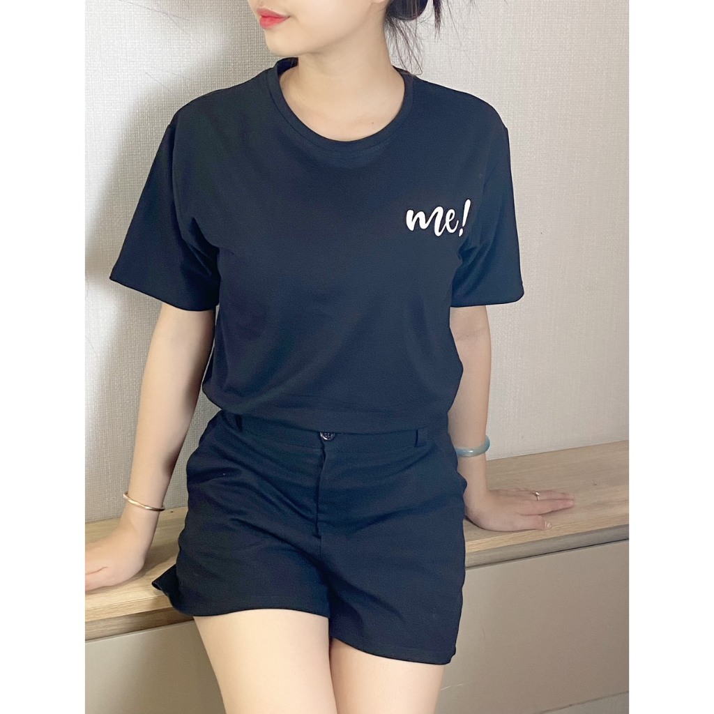 Áo thun thái form vừa in chữ A306